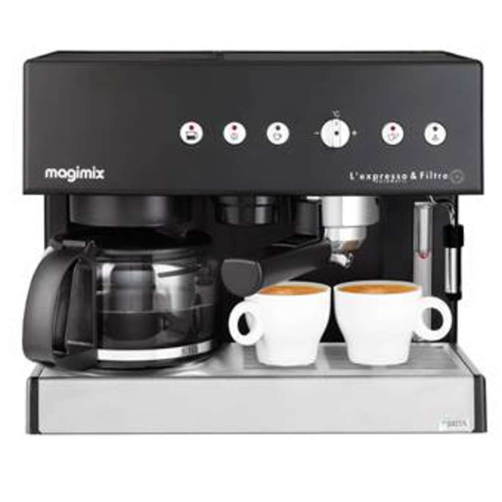 niemand Idioot zondag Chef99 | Magimix Koffiezetapparaat Espresso & Filter Combinatie Zwart